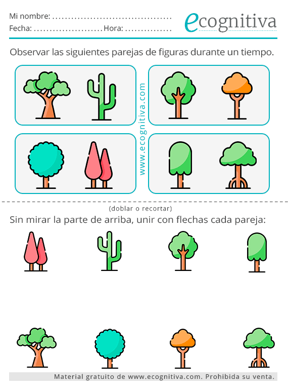 Ejercicios de Memoria a Corto Plazo. Estimulación Cognitiva【PDF】 Ejercicios de Memoria a Corto Plazo. Estimulación Cognitiva【PDF】