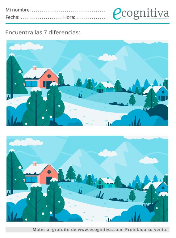 Encuentra las Diferencias. Juego de las 7 Diferencias para Mayores