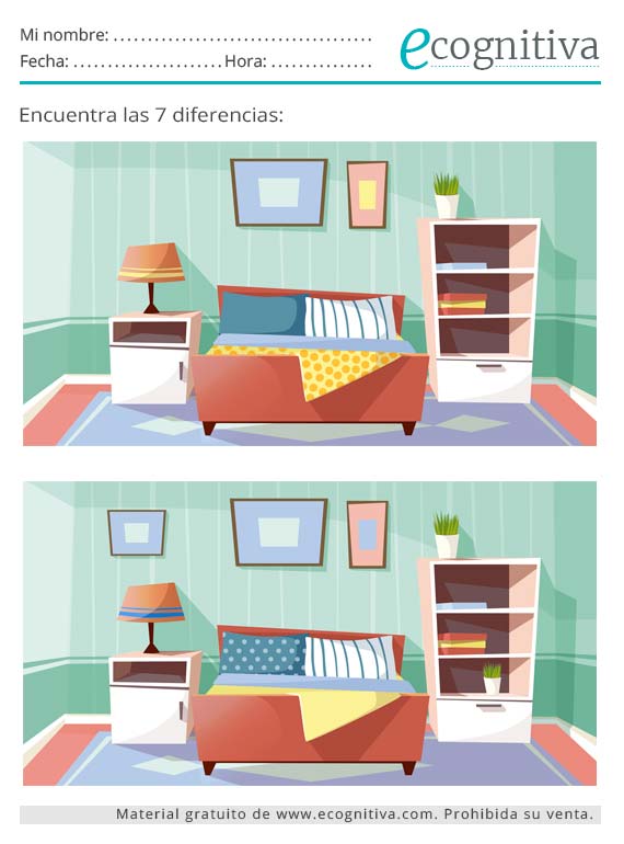 Encuentra las Diferencias. Juego de las 7 Diferencias para Mayores