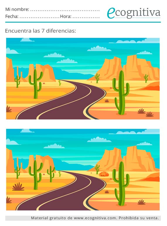 Encuentra las Diferencias. Juego de las 7 Diferencias para Mayores