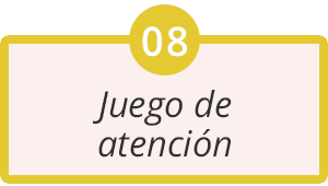 juego de atención