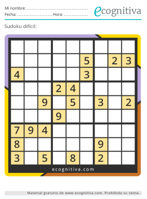 sudoku dificil marzo 23