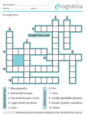 crossword español pdf
