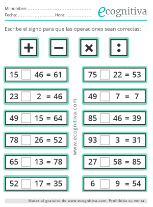 estimulacion cognitiva calculo septiembre 24