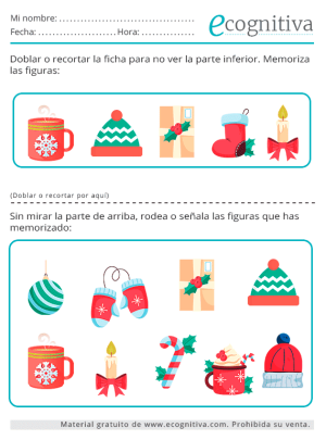 estimulacion cognitiva navidad 24