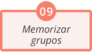 ejercicios memorizar grupos