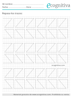 repasar lineas para mayores