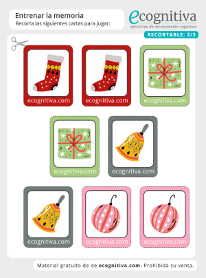 ecognitiva navidad 2025 memory