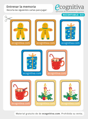 juego de memoria navidad ecognitiva 2025