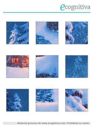 puzzle de navidad ecognitiva 2025
