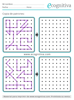 atencion adultos ejercicio de copia de patrones