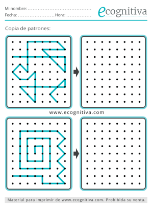 copia dibujos con reticula de puntos